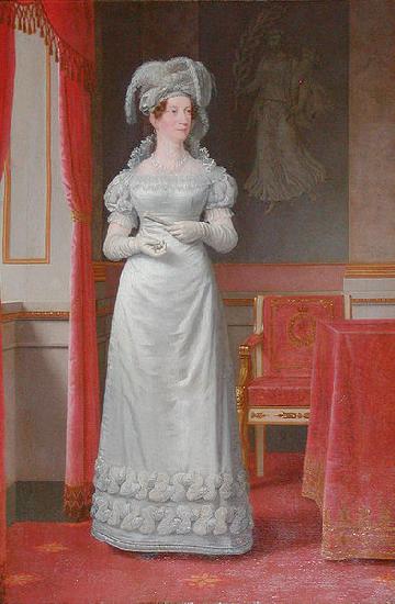 Christoffer Wilhelm Eckersberg Portrait of Marie Sophie of Hesse Kassel Germany oil painting art